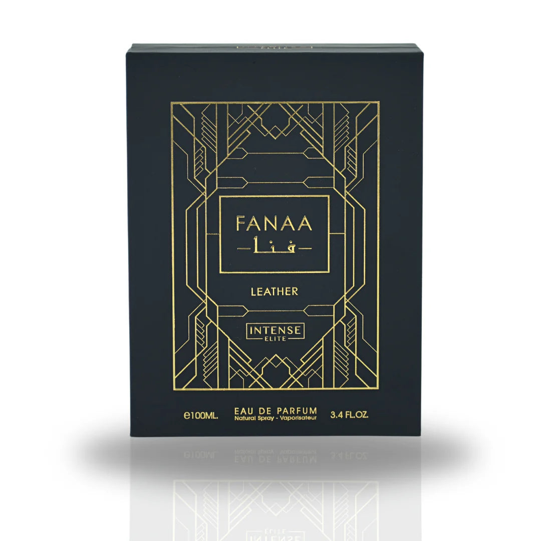 FANAA Leather For Men EDP - Eau De Parfum 100 ML (3.4 Oz) I By Intense Elite