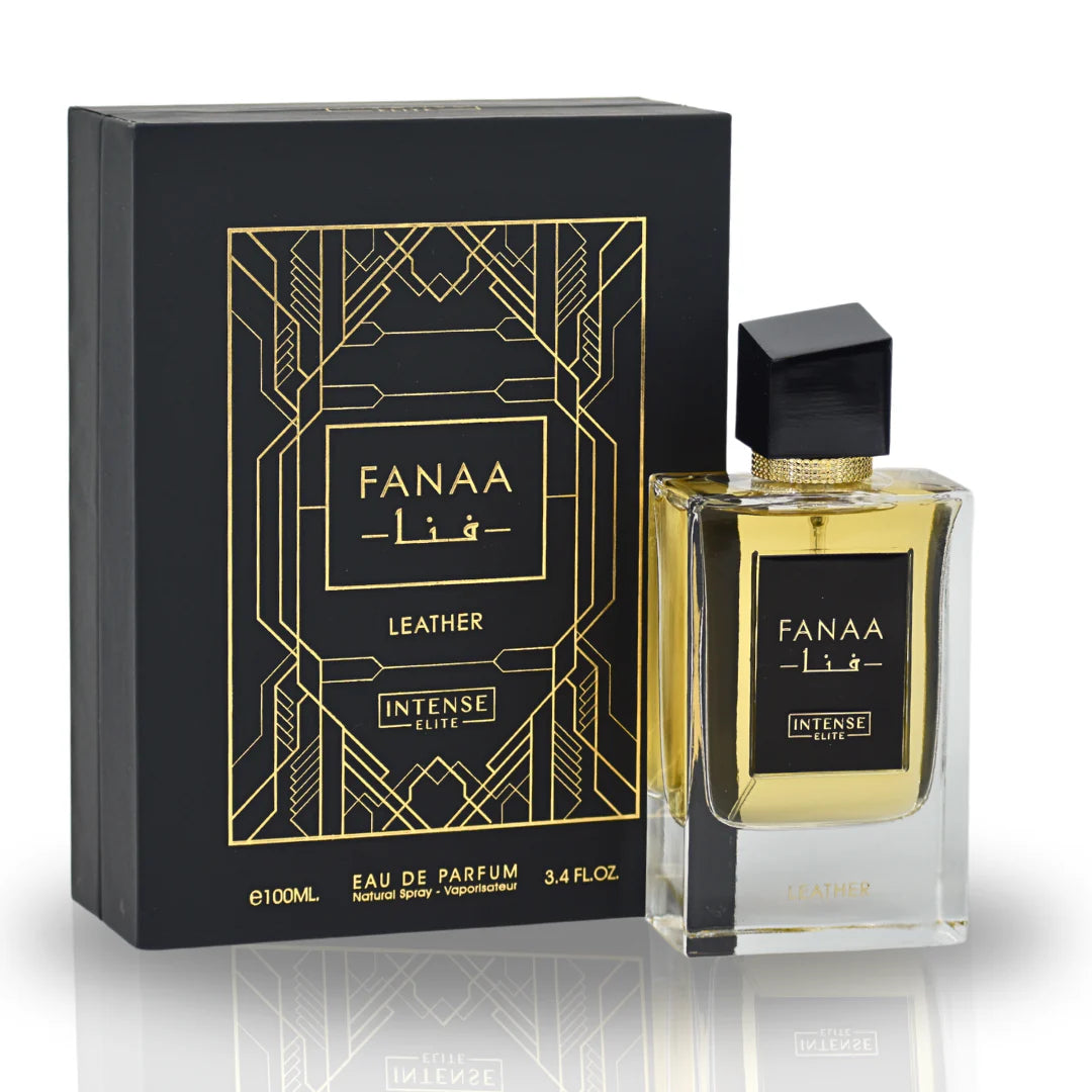 FANAA Leather For Men EDP - Eau De Parfum 100 ML (3.4 Oz) I By Intense Elite