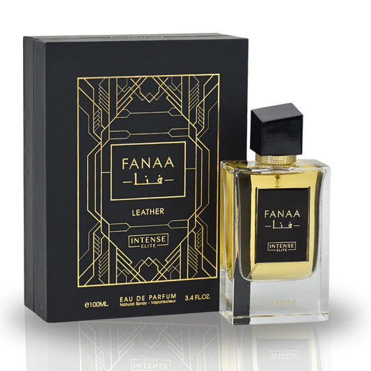 FANAA Leather For Men EDP - Eau De Parfum 100 ML (3.4 Oz) I By Intense Elite